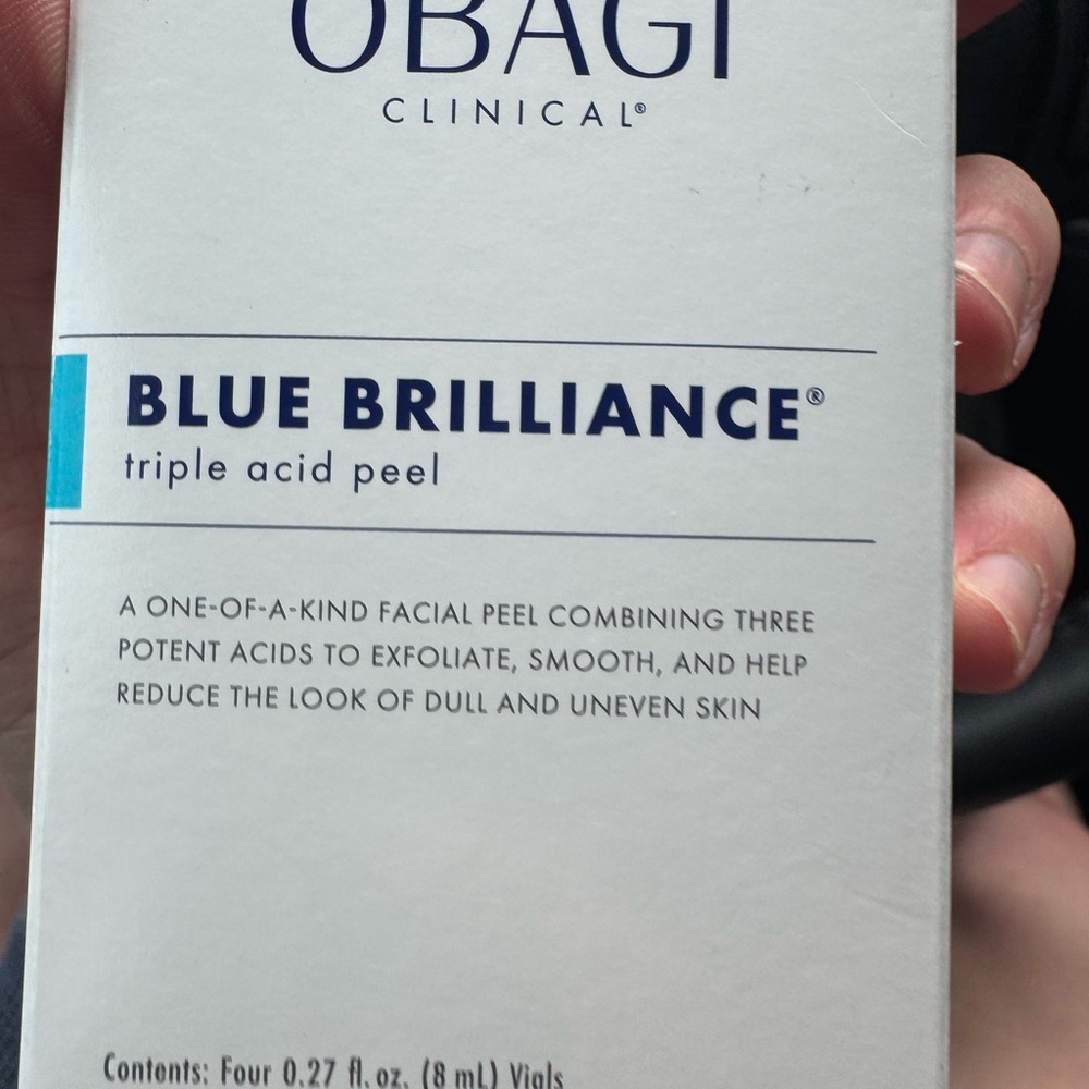 Obagi Clinical BLUE BRILLIANCE® TRIPLE ACID PEEL ( 4 vials - NWB)  $150 Retail - Picture 4 of 5